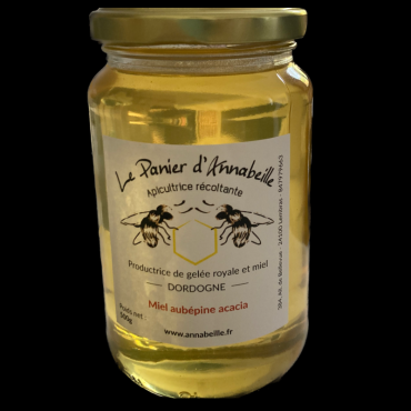 Miel aubépine-acacia (500g.)